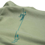 Sudadera Olow Unisex Climb Sage Green - ECRU