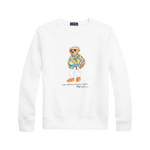 Sudadera Polo Ralph Lauren de Felpa con Polo Bear - ECRU