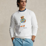 Sudadera Polo Ralph Lauren de Felpa con Polo Bear - ECRU