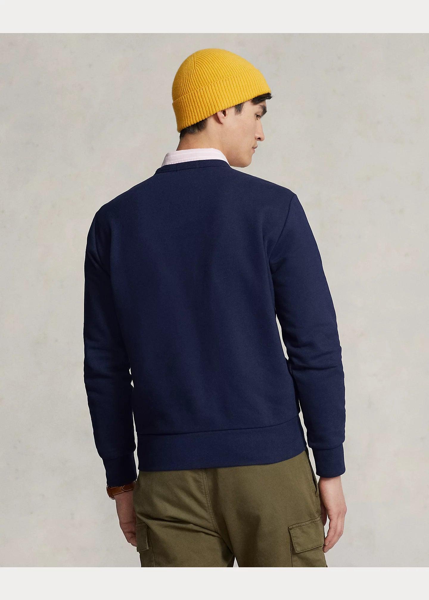 Sudadera Polo Ralph Lauren de felpa RL con logotipo - ECRU