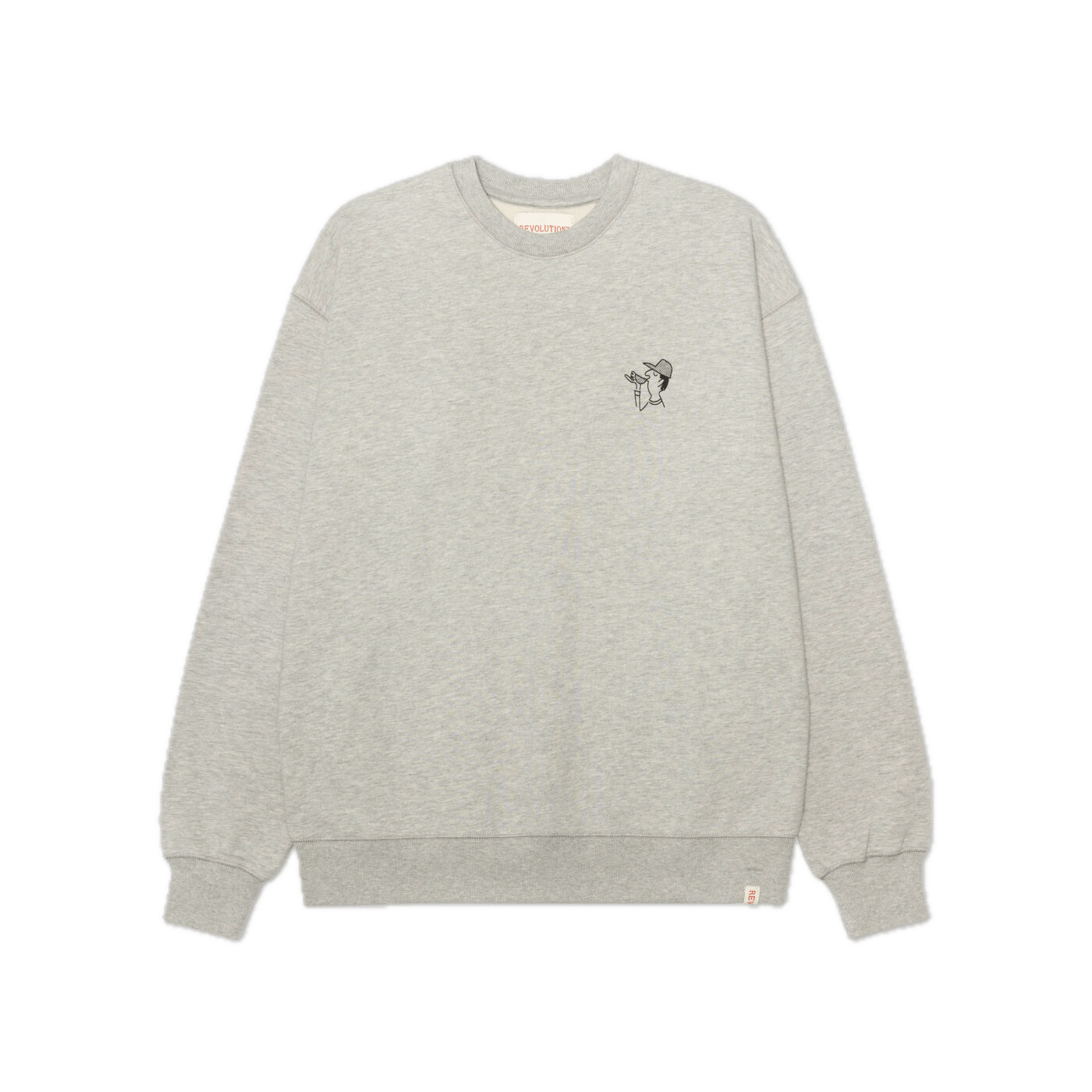 Sudadera Revolution 2755 COF Grey - ECRU