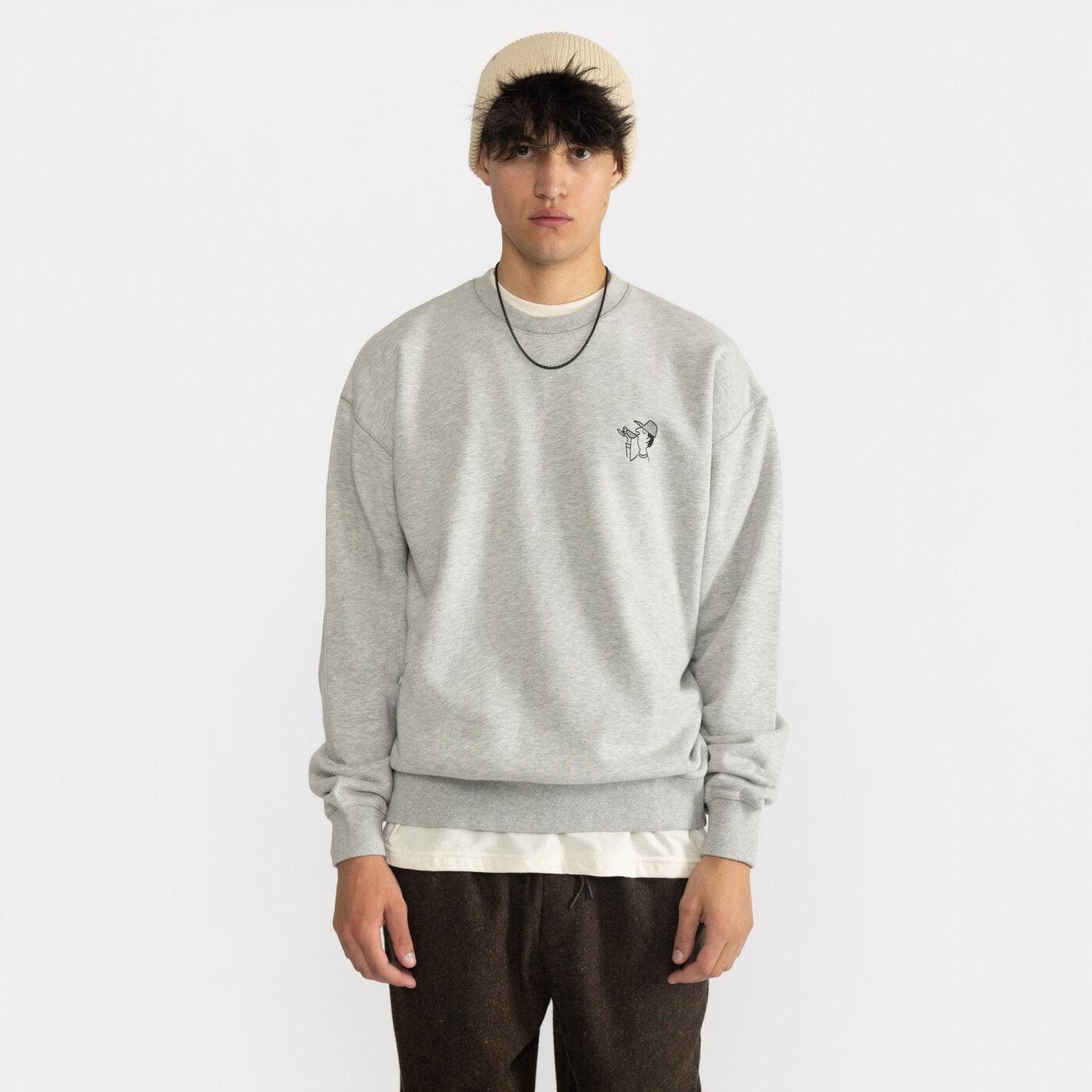 Sudadera Revolution 2755 COF Grey - ECRU