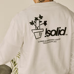 Sudadera !Solid Imran Off White - ECRU