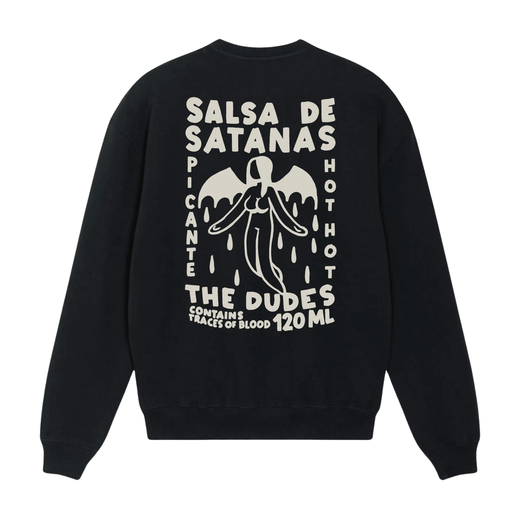 Sudadera The Dudes Salsa de Satanas - ECRU