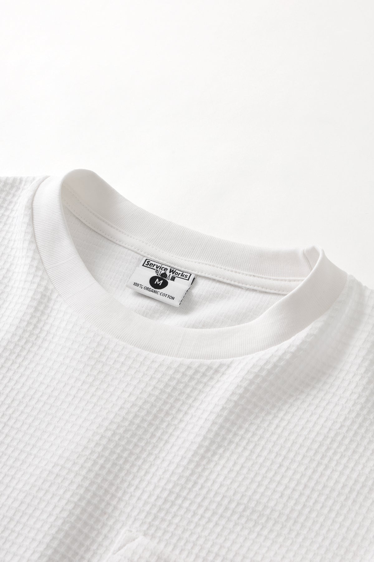 Camiseta SERVICE WORKS Waffle Pocket White