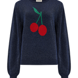 SUGARHILL Tiff Navy Cherry Good Sweatshirt