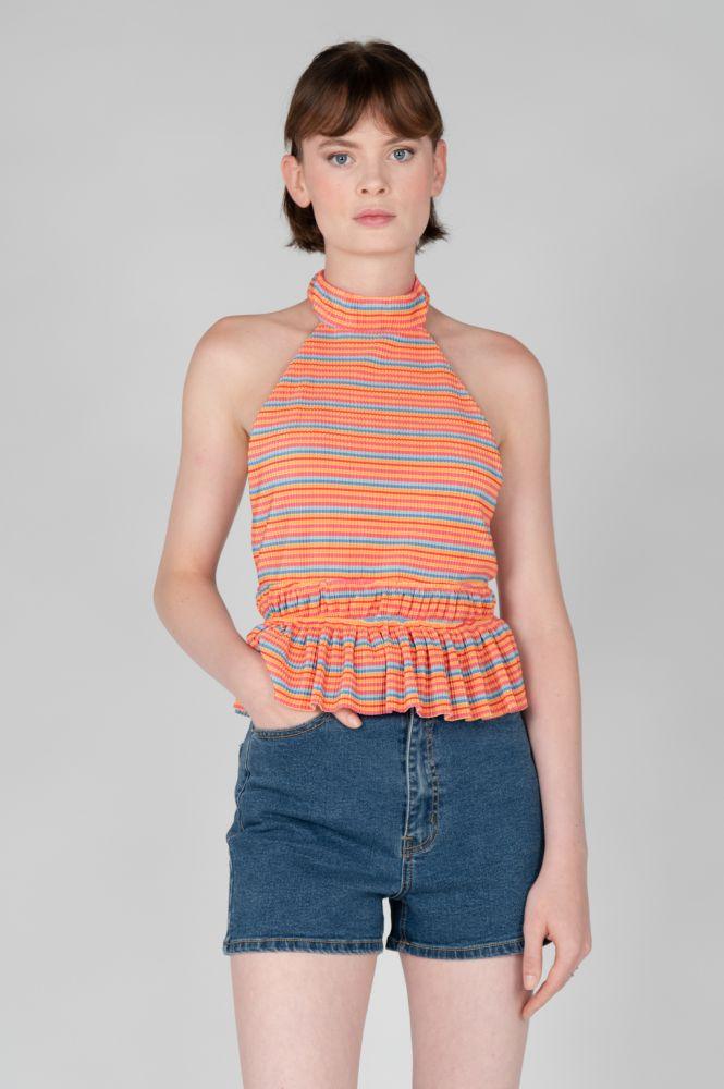 Top 24colours Cuello Halter - ECRU