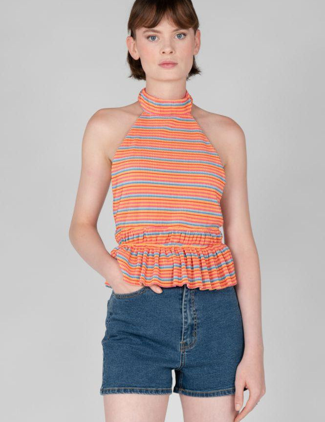 Top 24colours Cuello Halter - ECRU