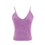 Top FRNCH Azalee Purple - ECRU