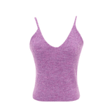 Top FRNCH Azalee Purple - ECRU