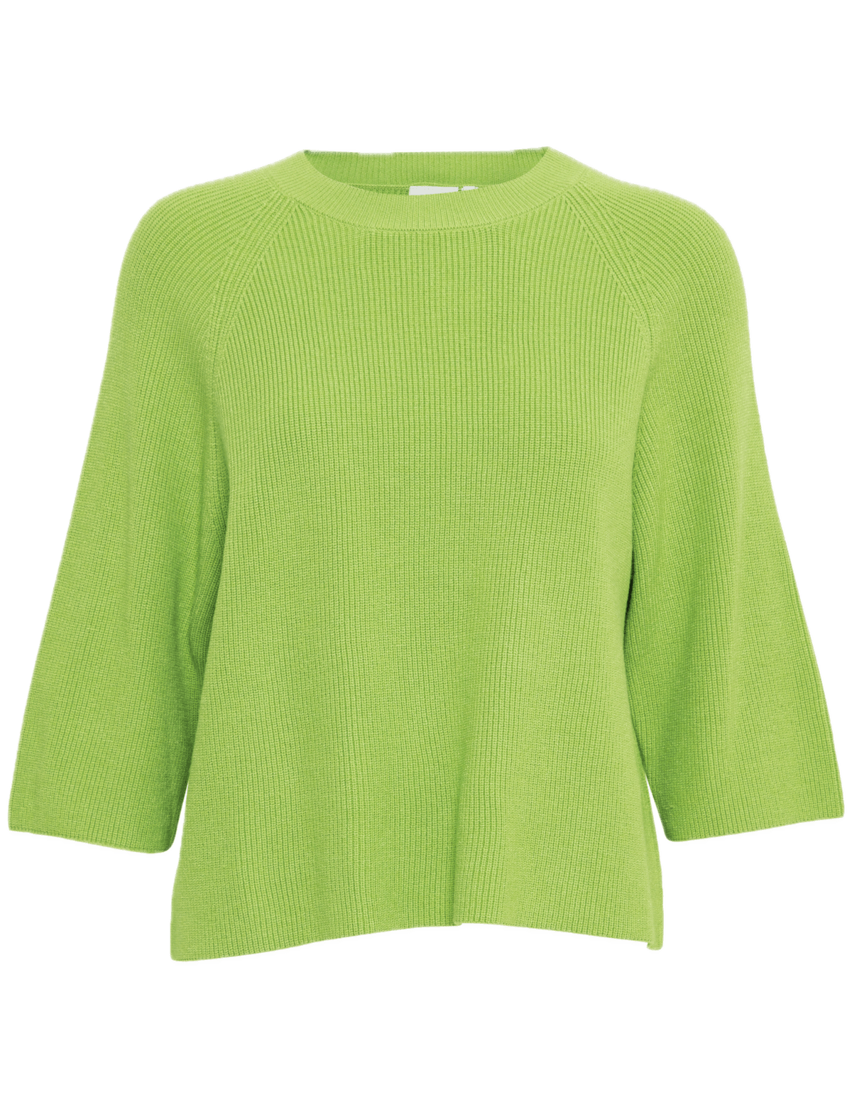 Top ICHI Boston Parrot Green - ECRU