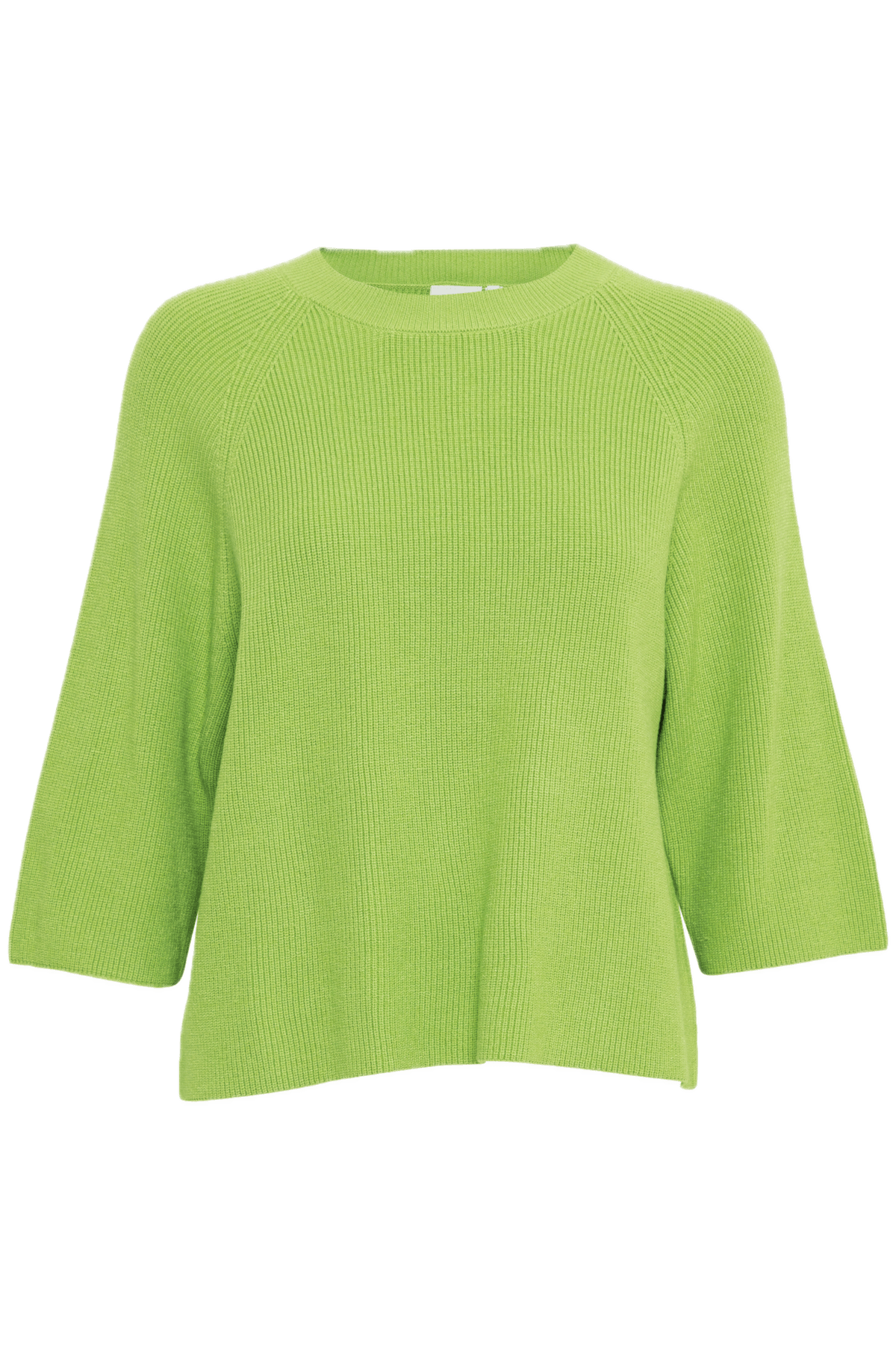 Top ICHI Boston Parrot Green - ECRU