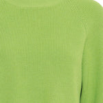 Top ICHI Boston Parrot Green - ECRU