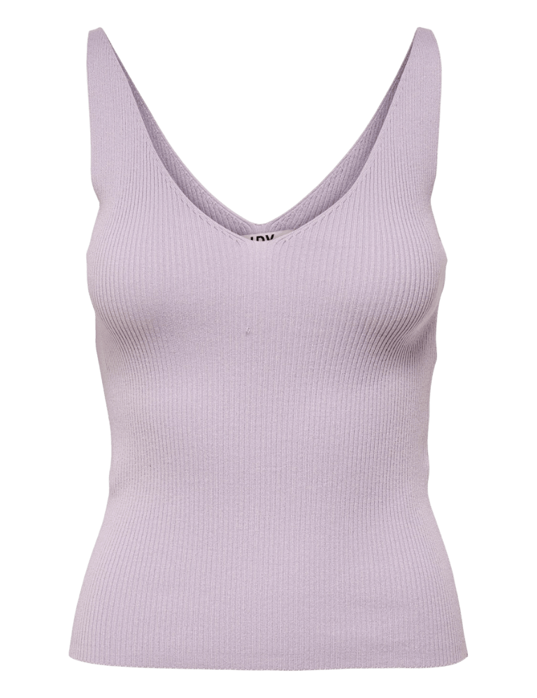 Top JDY Nanna Pastel Lilac - ECRU