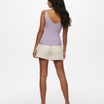 Top JDY Nanna Pastel Lilac - ECRU