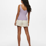 Top JDY Nanna Pastel Lilac - ECRU