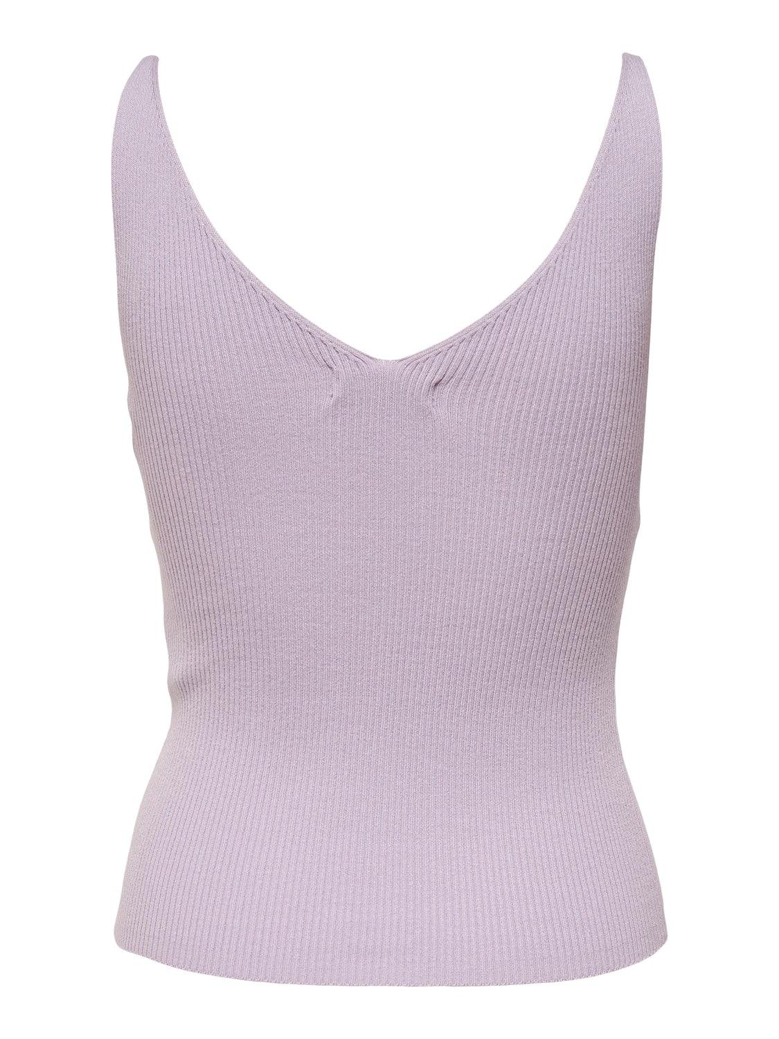 Top JDY Nanna Pastel Lilac - ECRU