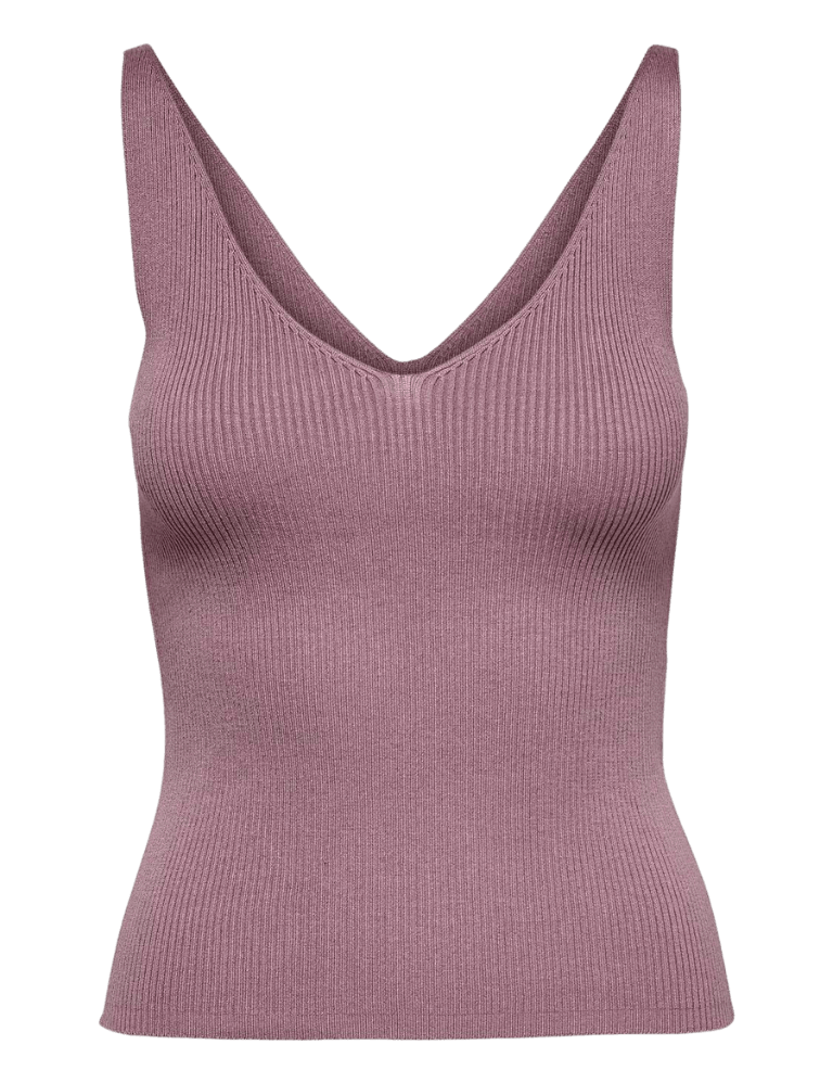 Top JDY Nanna Wistful Mauve - ECRU