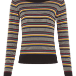 Top King Louie Audrey Sixties Stripe - ECRU