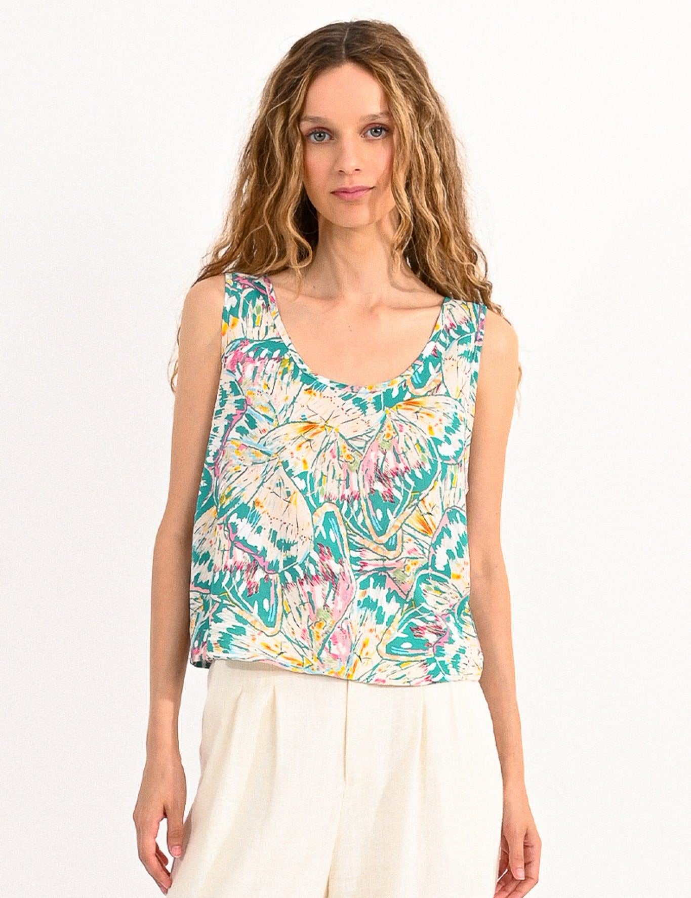 Top Lili Sidonio Butterfly - ECRU