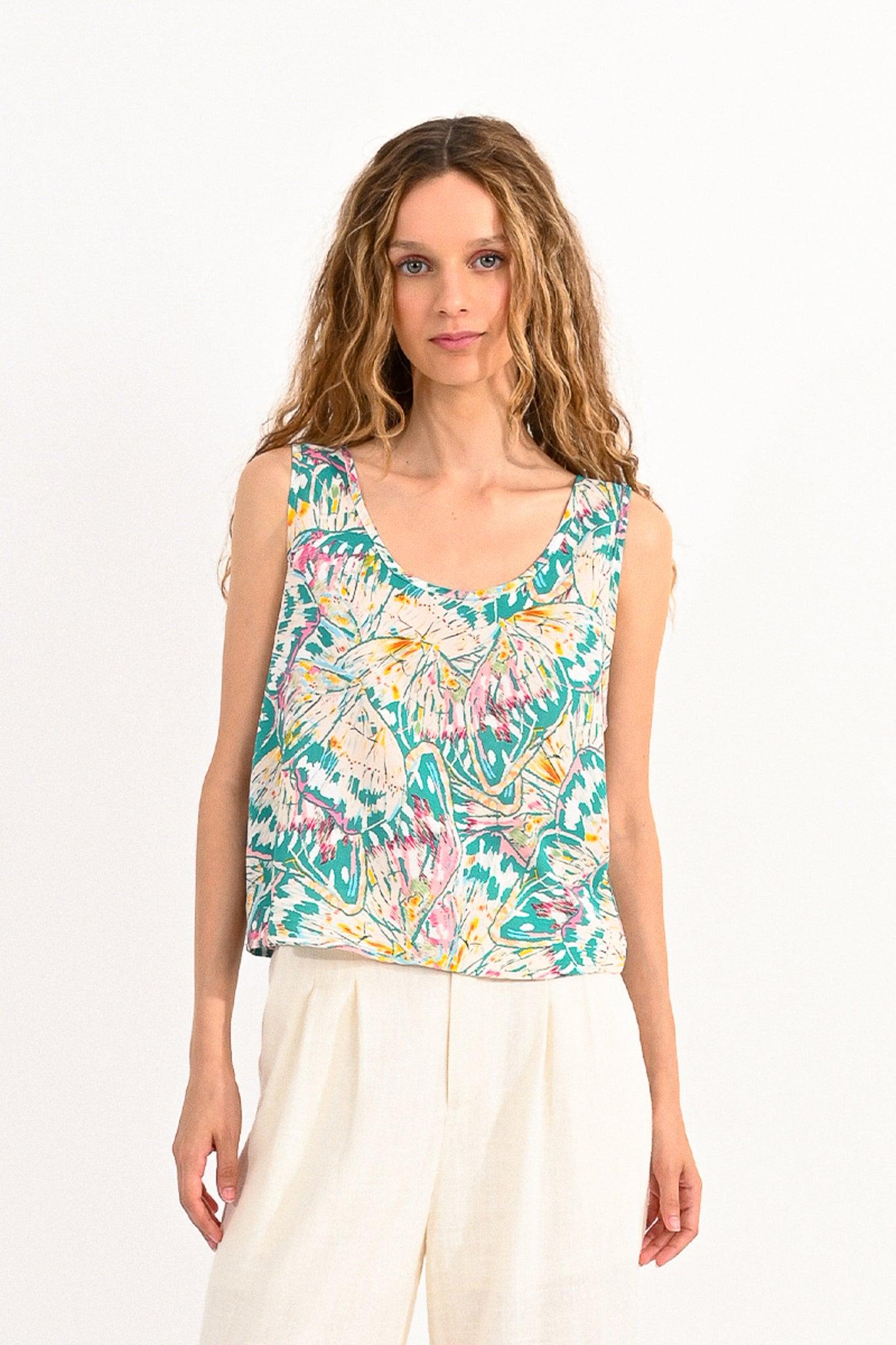 Top Lili Sidonio Butterfly - ECRU