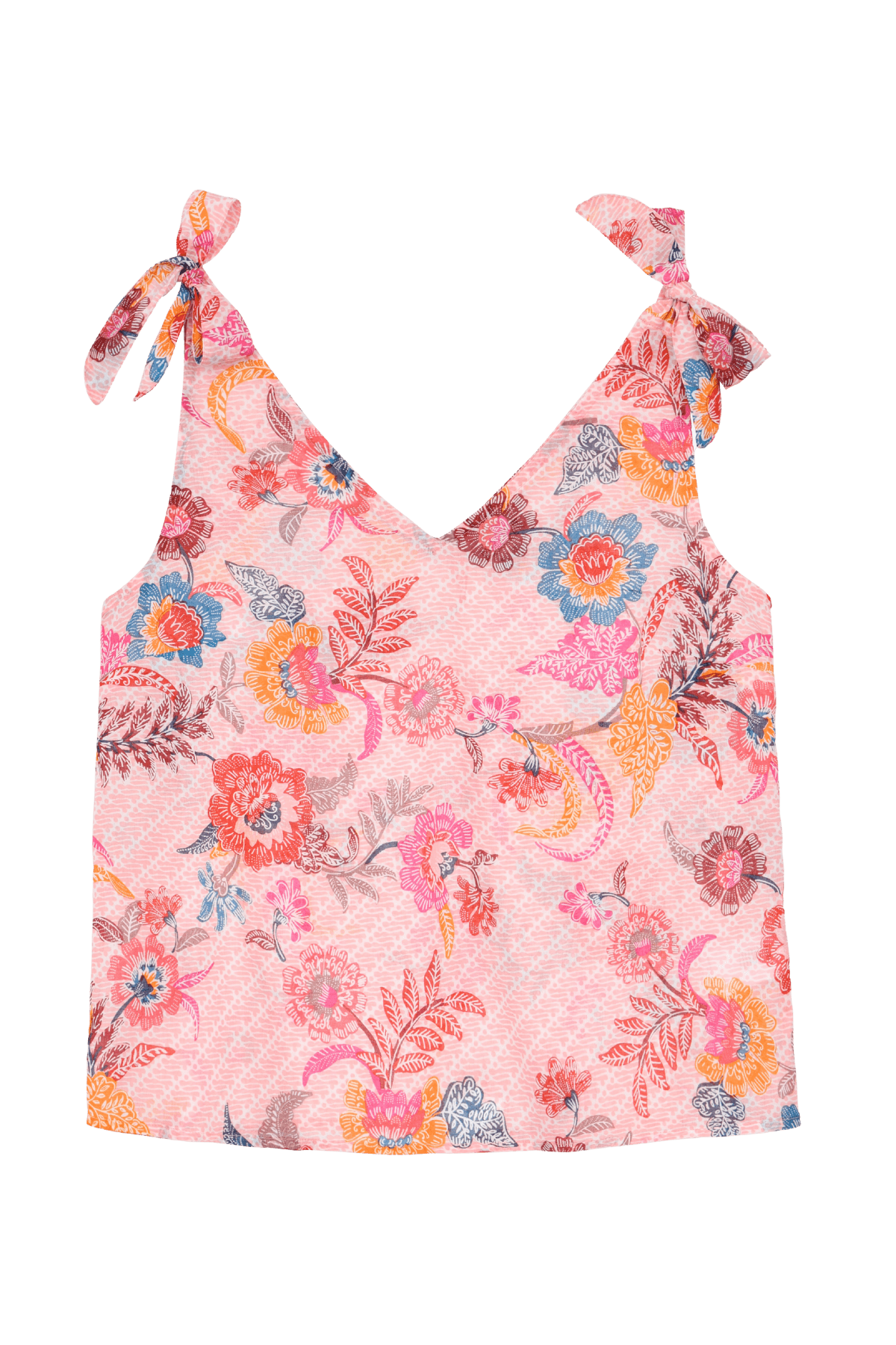 Top Molly Bracken Estampado Pink Alba - ECRU