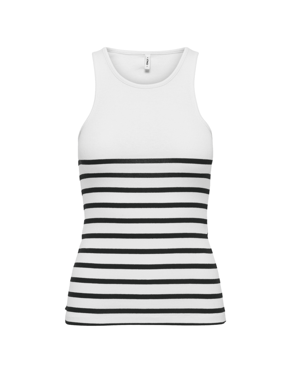 Top Only Kenya Rib Strip Bright white - ECRU