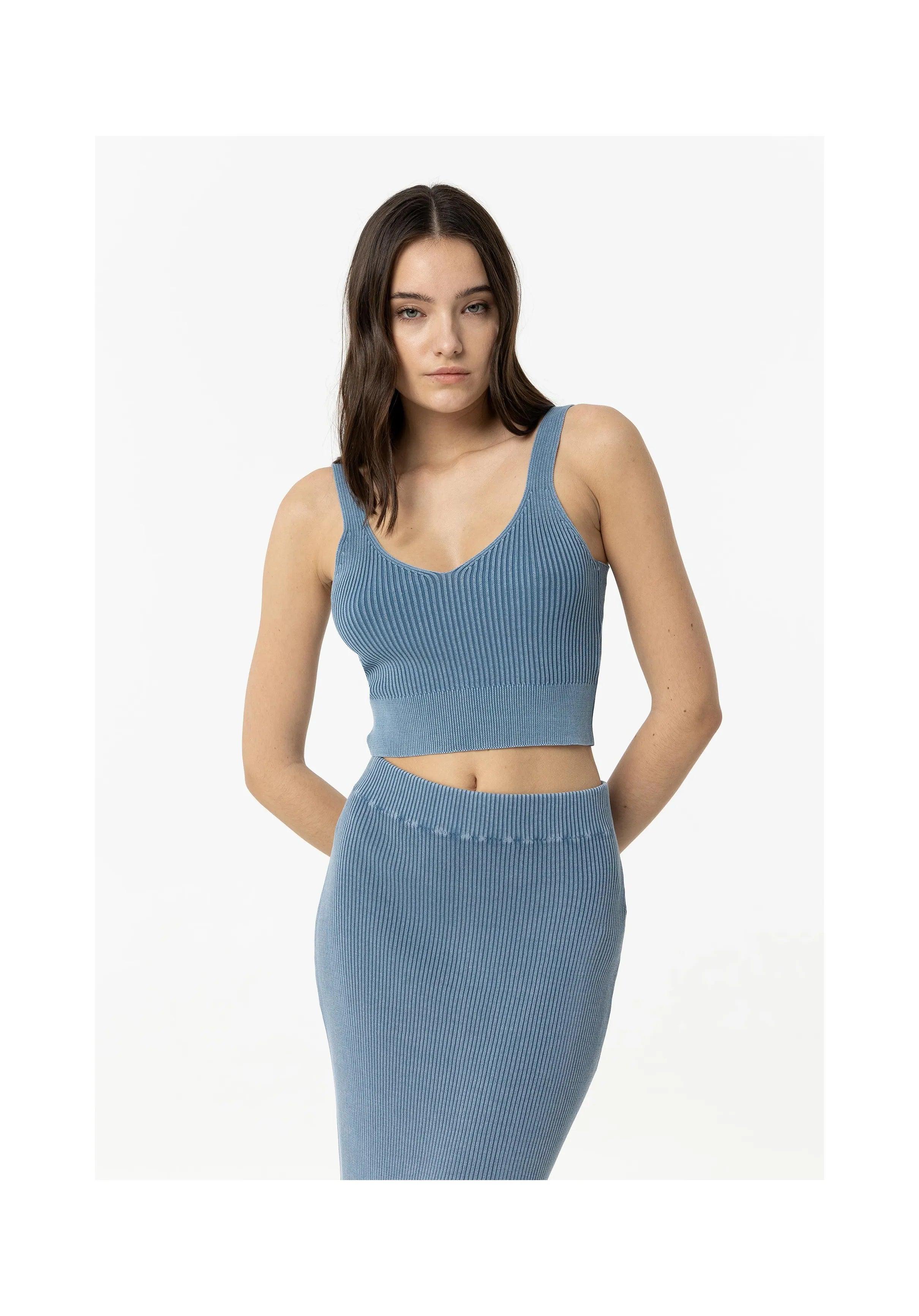 Top TIFFOSI Raine C Cropped - ECRU