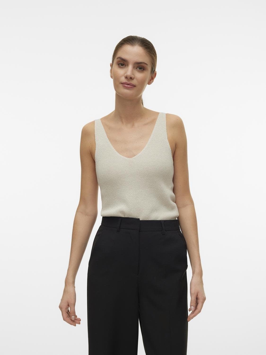 Top Vero Moda Newlexsun - ECRU