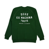 Sudadera DEUS EX MACHINA Tokyo Address Crew Hillside Green