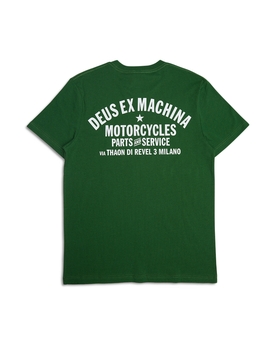 Camiseta DEUS EX MACHINA Milano Address Hillside Green