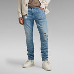 Vaqueros de Hombre G-star D-Staq 3D Slim Jeans Sun Faded Denver Restored - ECRU