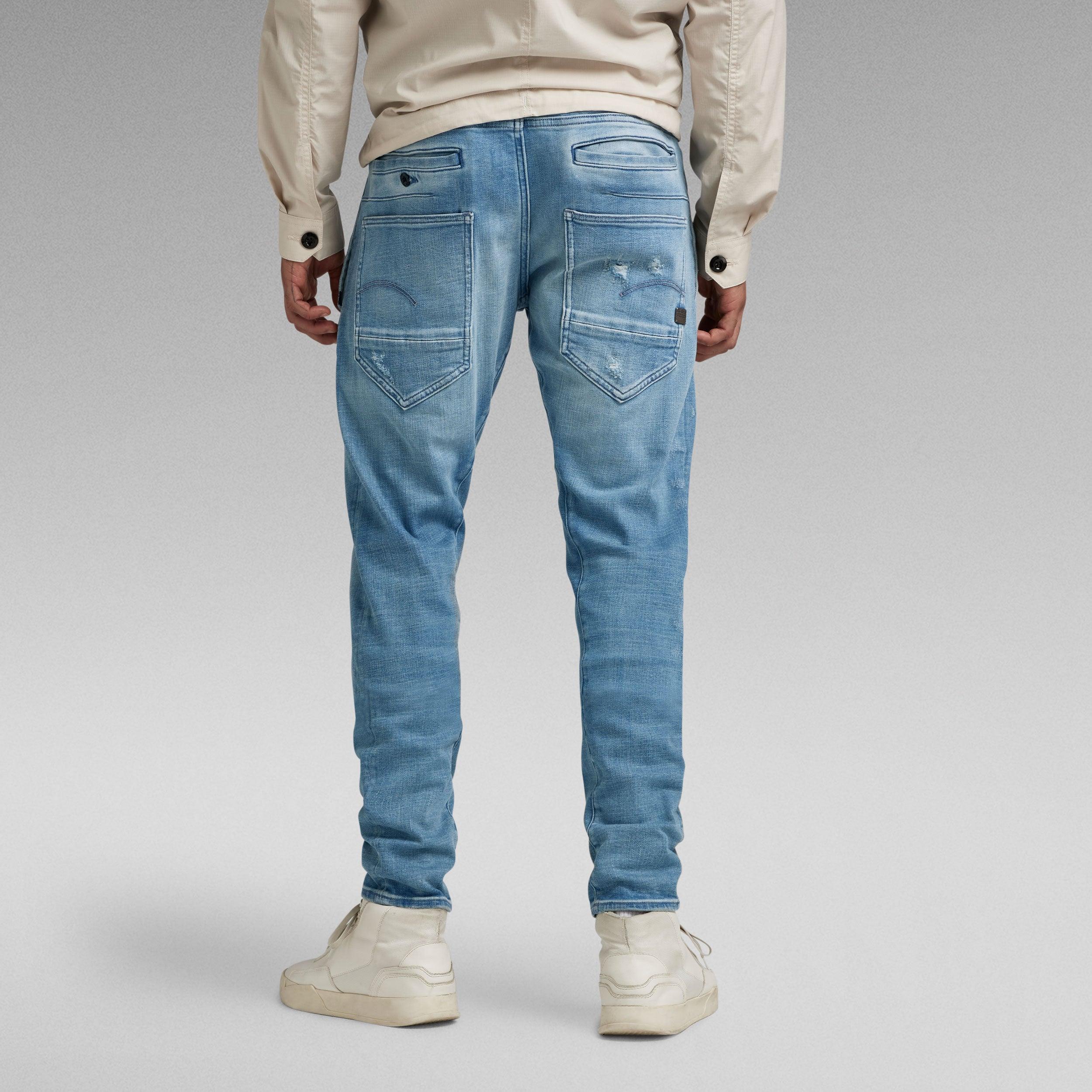 Vaqueros de Hombre G-star D-Staq 3D Slim Jeans Sun Faded Denver Restored - ECRU