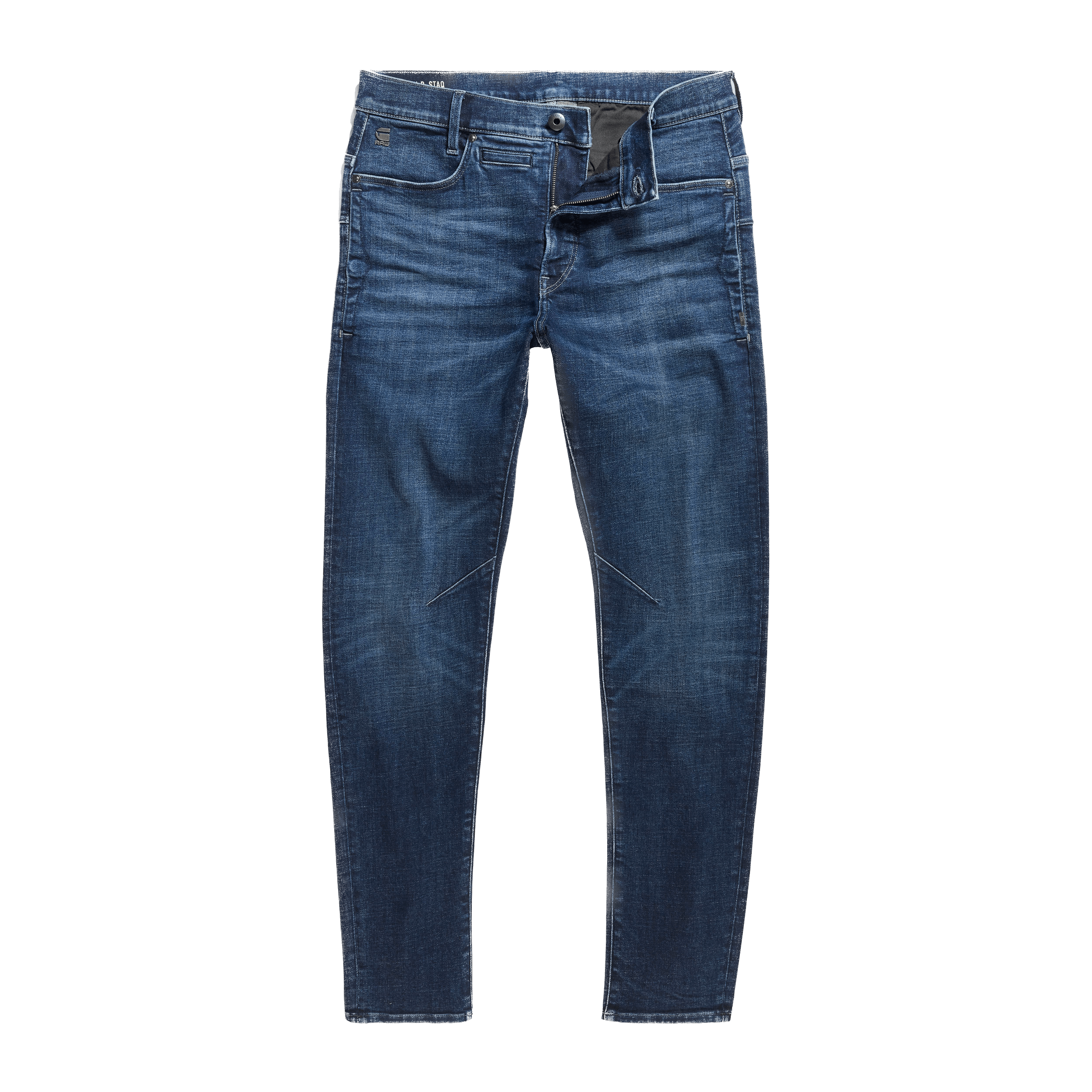 Vaqueros de Hombre G-Star D-Staq 3D Slim Worn In Himalayan Blue - ECRU