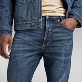 Vaqueros de Hombre G-Star D-Staq 3D Slim Worn In Himalayan Blue - ECRU