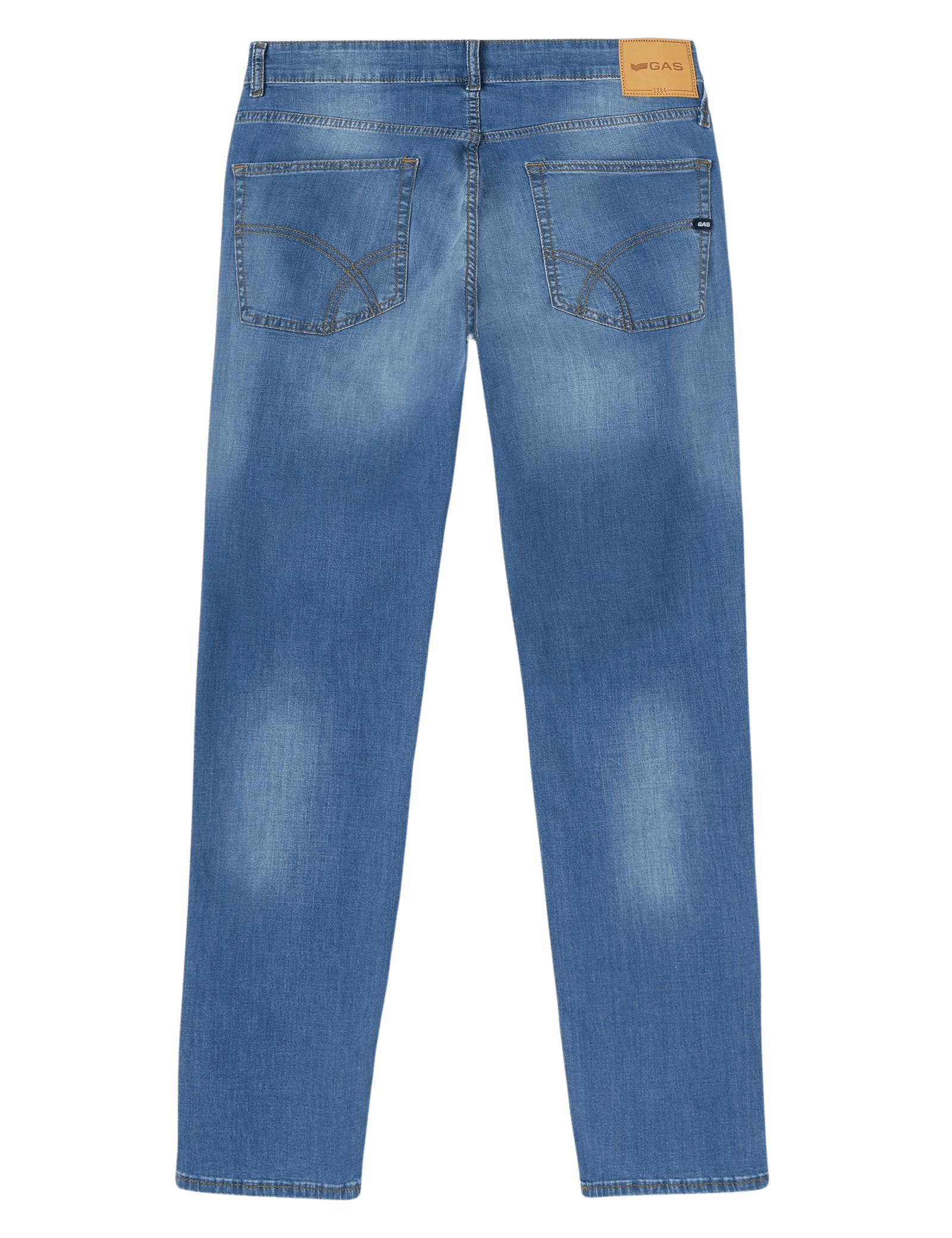 Vaqueros GAS Jeans Albert Simple Rev 12LM - ECRU