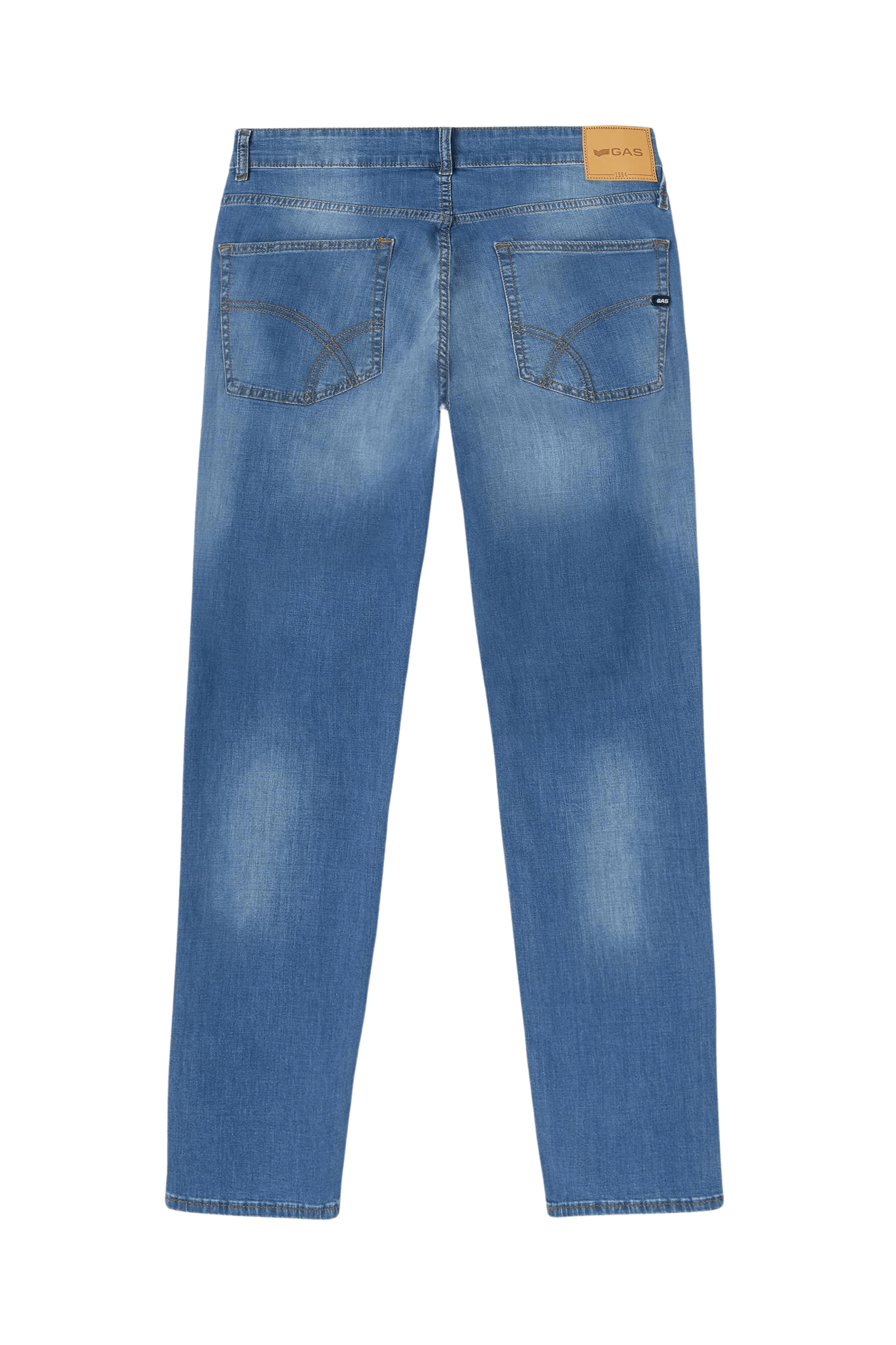 Vaqueros GAS Jeans Albert Simple Rev 12LM - ECRU