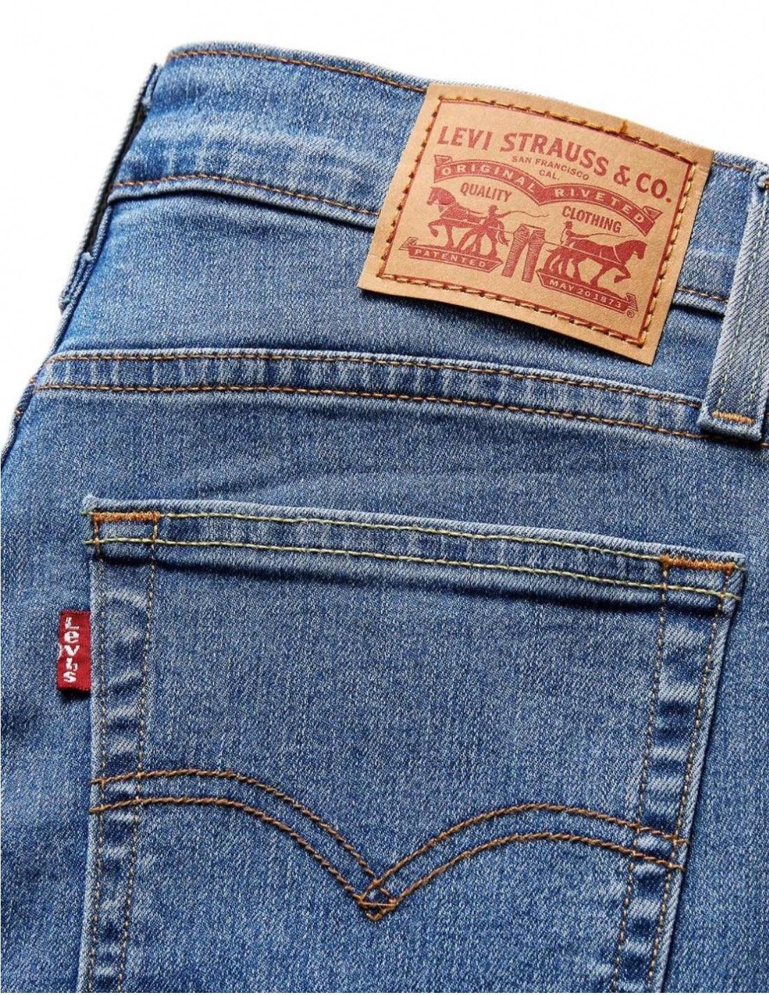 Vaqueros Levi's® Rectos de Talle Alto 724™ We Have Arrived - ECRU