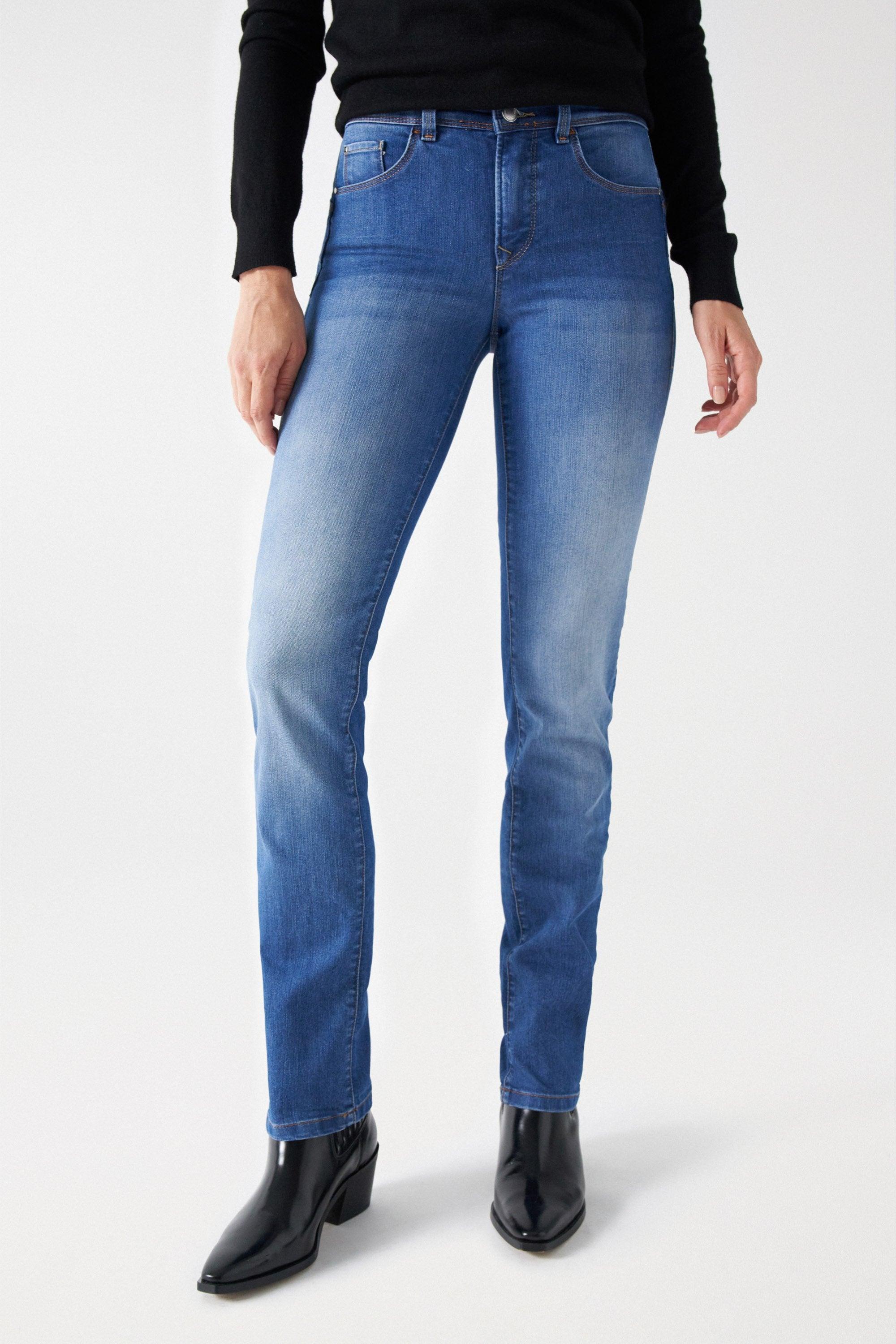 Vaqueros Salsa Jeans Secret Push In Soft Touch - ECRU