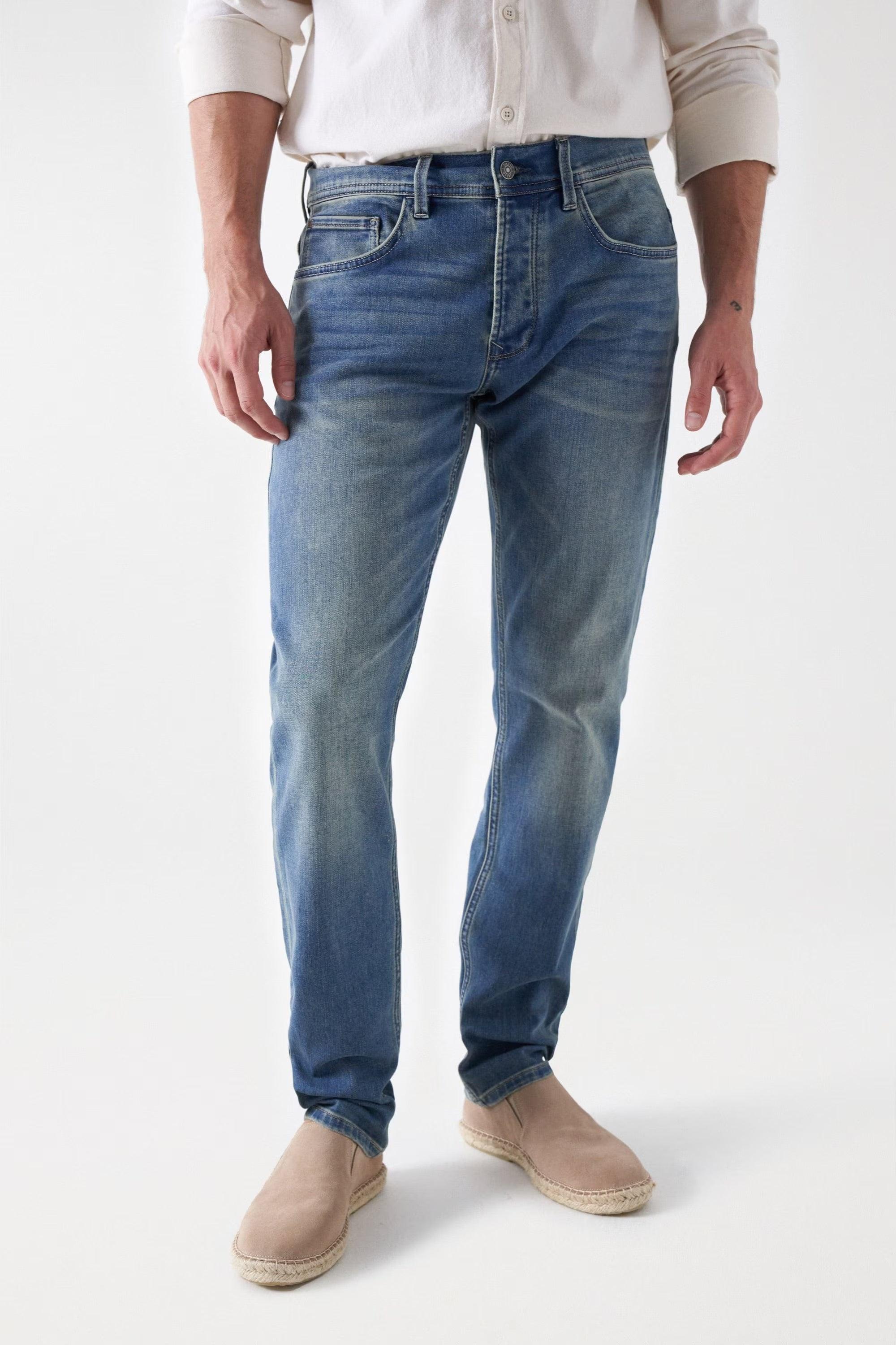 Vaqueros Salsa Jeans Slim CoolMax - ECRU