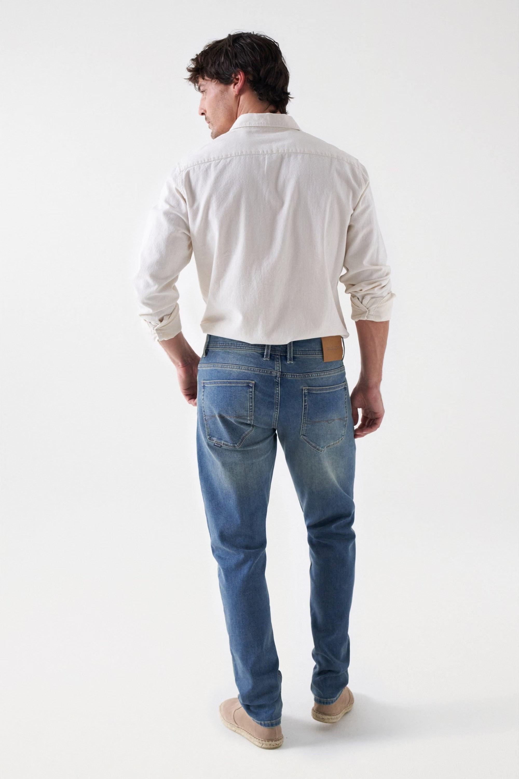 Vaqueros Salsa Jeans Slim CoolMax - ECRU