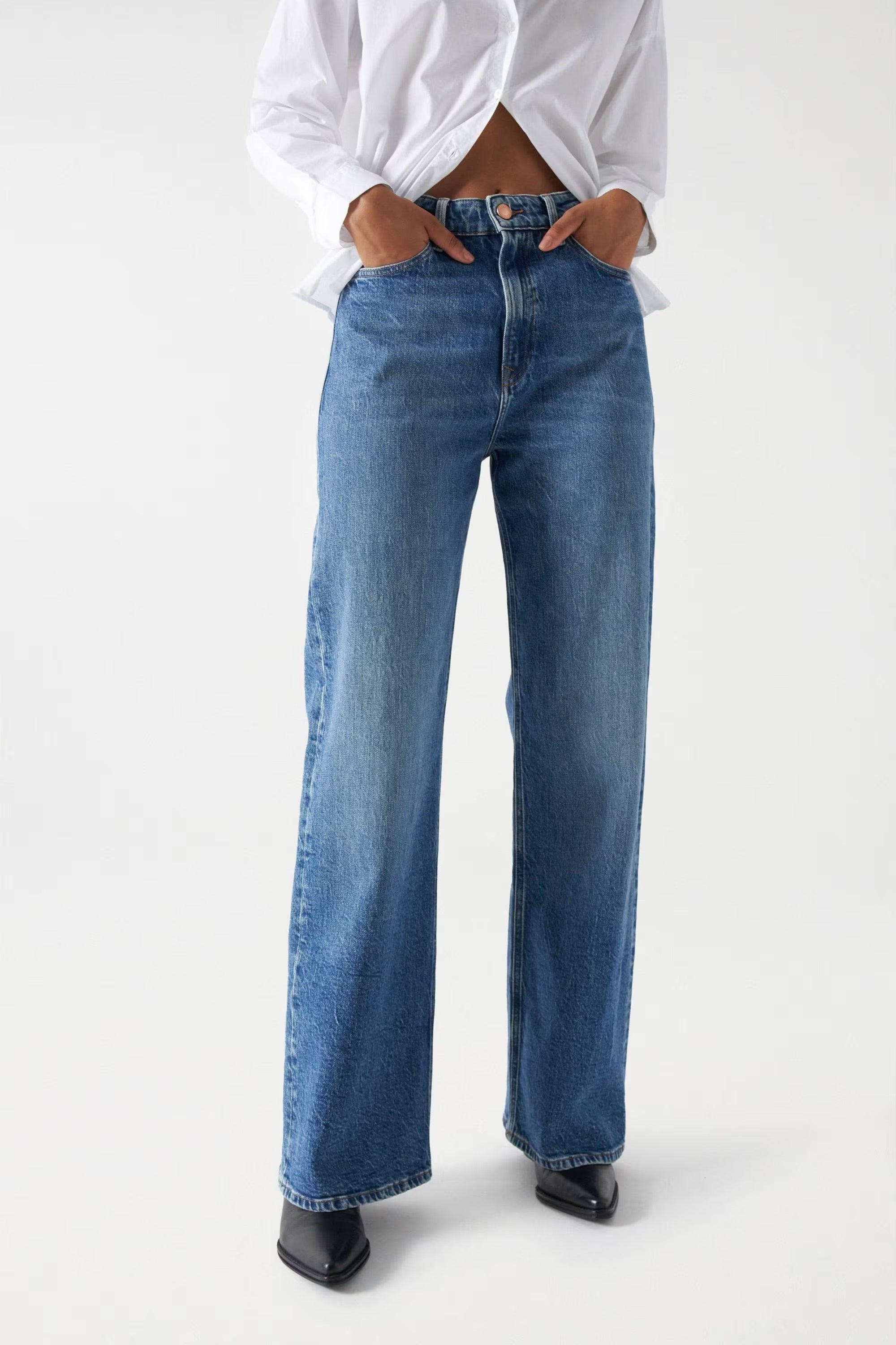 Vaqueros Salsa Jeans True Wide - ECRU