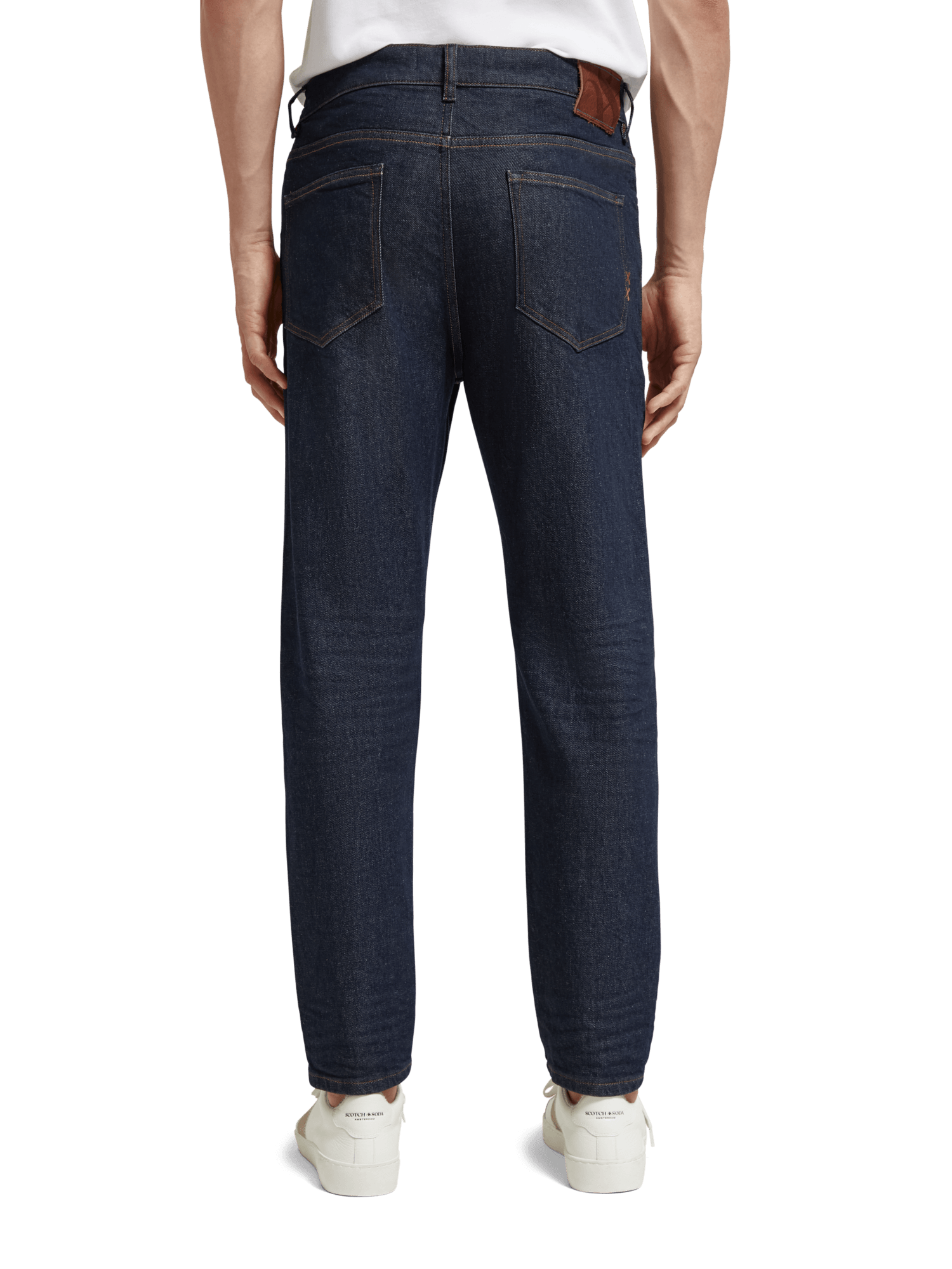 Vaqueros Scotch & Soda The Drop Regular Tapered Deep Ink - ECRU