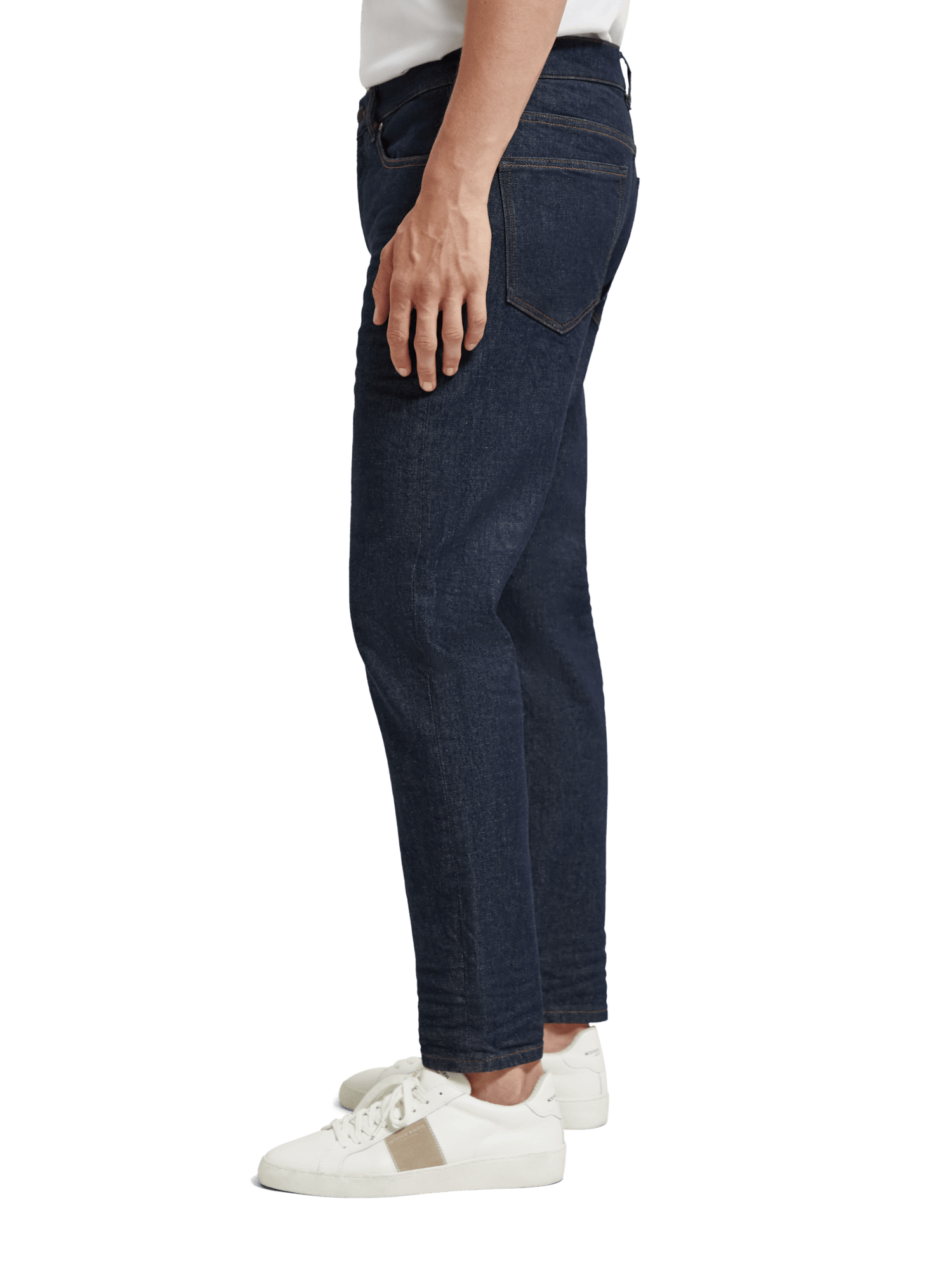 Vaqueros Scotch & Soda The Drop Regular Tapered Deep Ink - ECRU