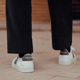 VEJA Campo Chromefree Leather White Khaki Sneakers