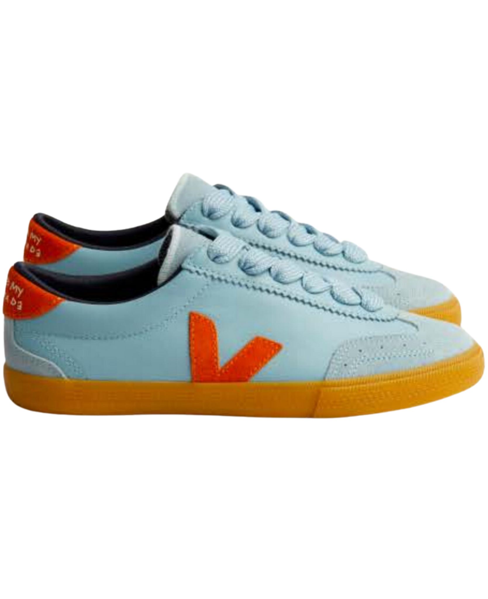 Zapatillas VEJA x Make My Lemonade Volley Steel Pumpkin