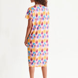 Vestido 24colours Estampado 21097 - ECRU