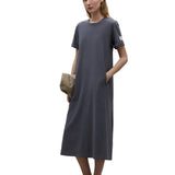 Vestido ECOALF Argento Grey - ECRU