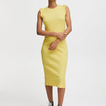 Vestido ICHI Louisany Goldfinch - ECRU