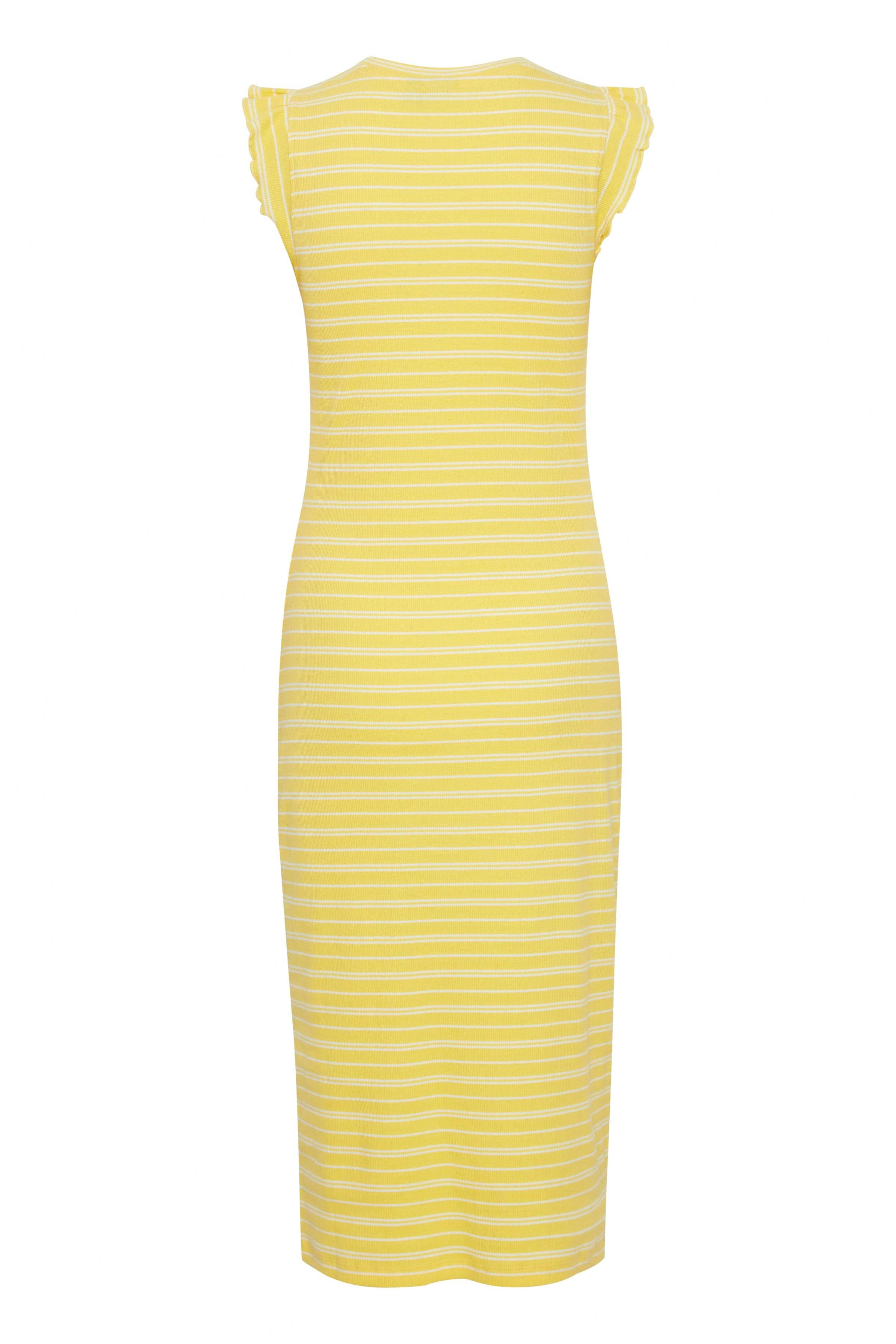 Vestido ICHI Louisany Goldfinch - ECRU